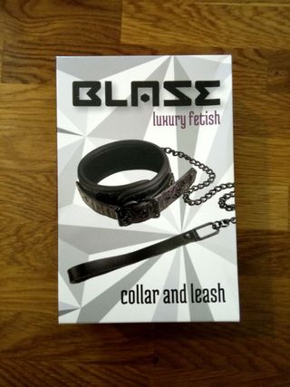 Collar fetiche Blase con cadena