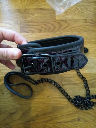 Collar fetiche Blase con cadena