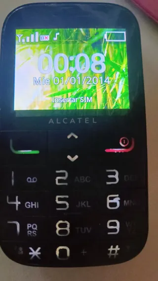 Móvil Alcatel Negro para Mayores