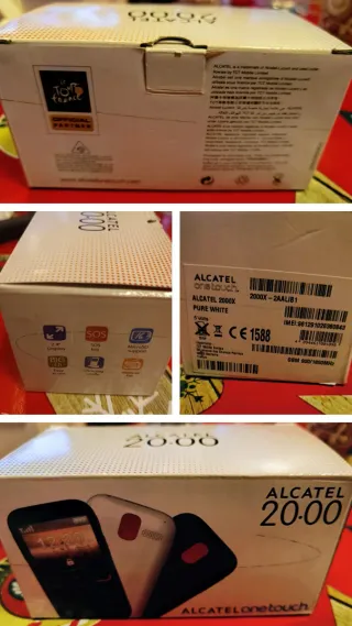 Móvil Alcatel Negro para Mayores