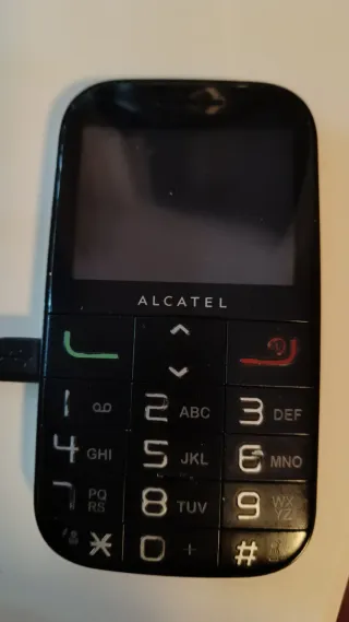 Móvil Alcatel Negro para Mayores