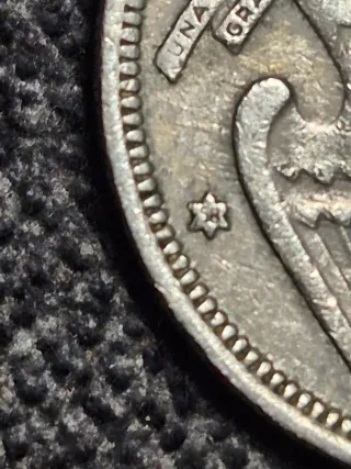 7 Monedas 5 Pesetas Franco 1957