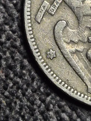 7 Monedas 5 Pesetas Franco 1957