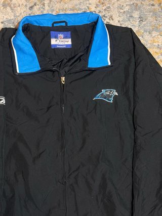Chaqueta NFL Panthers Reebok Negra y Azul