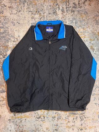 Chaqueta NFL Panthers Reebok Negra y Azul