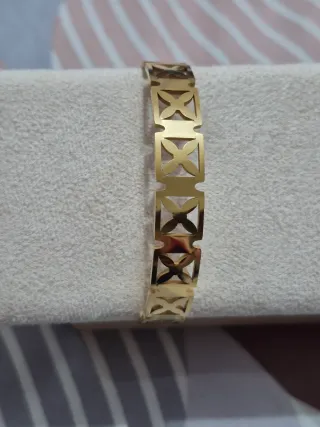 Pulsera Acero Filigrana Ajustable