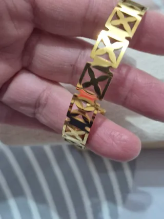 Pulsera Acero Filigrana Ajustable