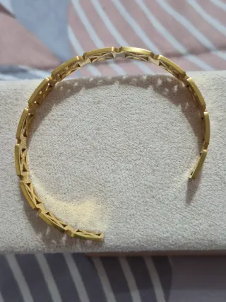 Pulsera Acero Filigrana Ajustable