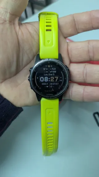 Garmin Fenix 5S Plus Zafiro Negro/Amarillo