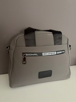 Bolso Bandolera Gris Multifuncional