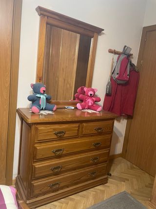 Dormitorio completo madera