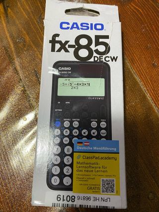 Calcolatrice Casio fx-85DE CW