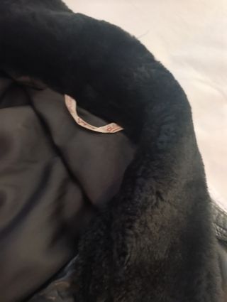 Cazadora aviador negra talla 54