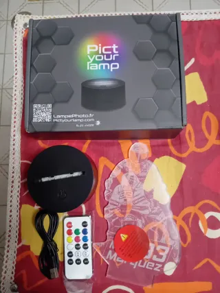 Lampada Mark Marquez multicolore