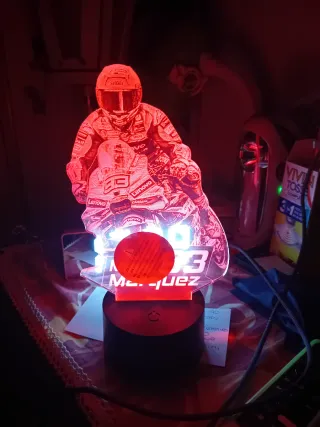 Lampada Mark Marquez multicolore