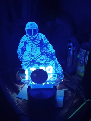 Lampada Mark Marquez multicolore