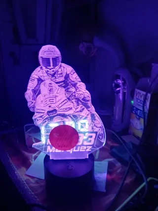 Lampada Mark Marquez multicolore