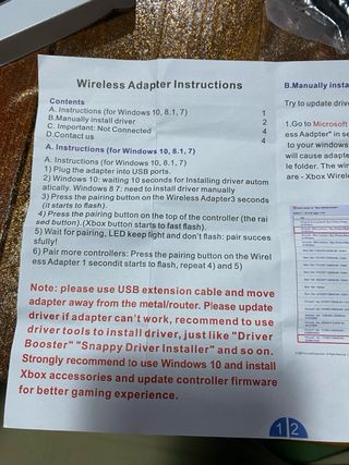 Adattatore USB Wireless Xbox