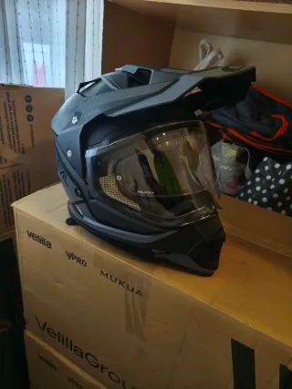 Casco O'Neal Sierra R Motocross Gris/Negro Talla M