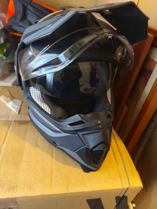 Casco O'Neal Sierra R Motocross Gris/Negro Talla M