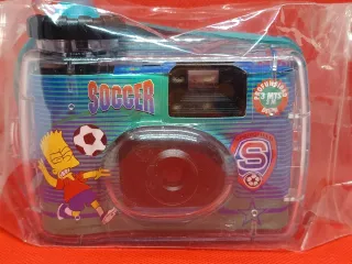 Cámara Desechable Simpsons Fútbol Vintage