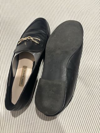 Mocasines Zara Piel Talla 38