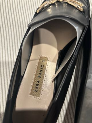 Mocasines Zara Piel Talla 38