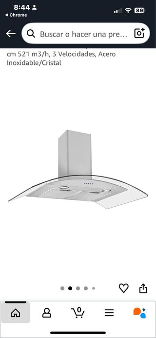 Campana Extractora 90cm Nueva