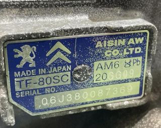 Citroen 106634 20gg09 caja cambios c6 2.7 v6 hdi