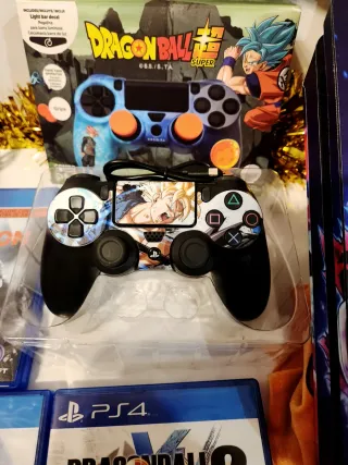 PS41tbDRAGONBALL+ mando+juegos a elegir+bolsa DB