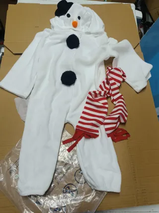 Disfraz Muñeco Nieve Infantil