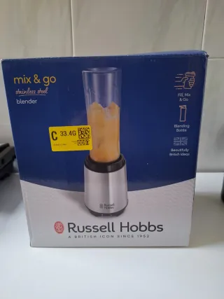 Batidora Russell Hobbs Mix & Go nueva sin usar