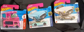 Hot Wheels Barbie 3 autos