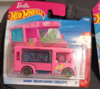 Hot Wheels Barbie 3 autos