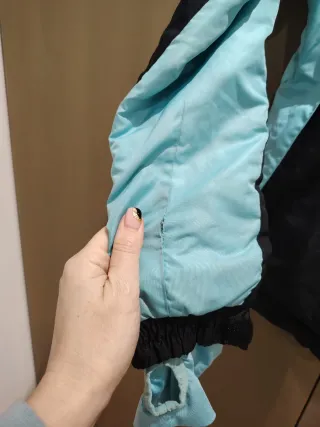 Chaqueta Nieve Mujer T38 Negro/Turquesa