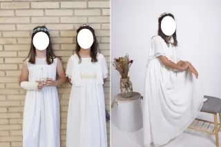 Vestidos de comunión blancos