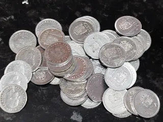 Lote de monedas variadas, 280 en total.
