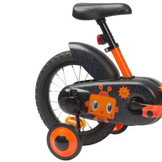 Bicicleta niños 14 pulgadas Btwin 500 Robot naranja  3-4,5