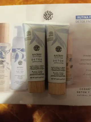 2x Mascarilla Facial Detox Naobay