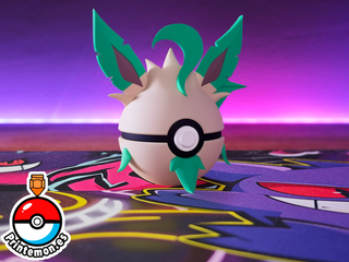 Pokéball Leafeon #0470 - Figura PLA 3D Impresa