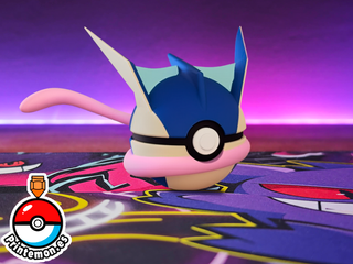 Pokéball Greninja #0658 - Figura PLA 3D Impresa
