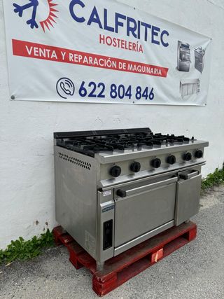 Cocina 6 fuegos con horno repagas