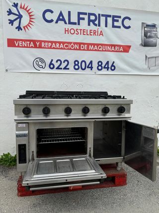 Cocina 6 fuegos con horno repagas