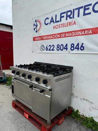 Cocina 6 fuegos con horno repagas