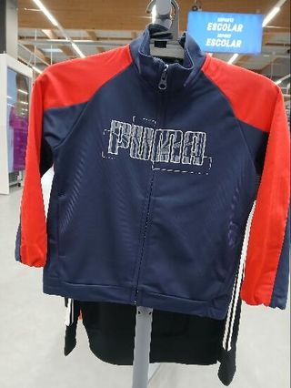 Chándal Puma Niños Azul Rojo Poliéster