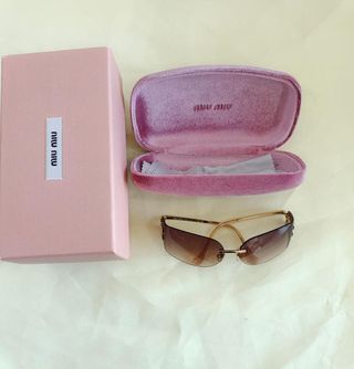 Gafas de sol Miu Miu Beige/Rosa