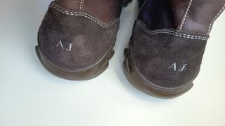 Stivaletti Armani Jeans Pelle Scamosciata Marrone