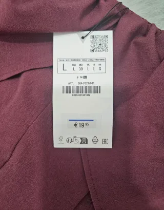 Top Zara Mujer Talla L Rojo