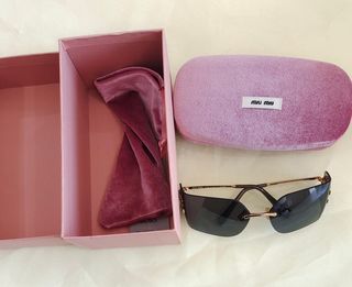 Gafas de sol Miu Miu rosas