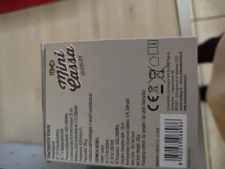 Mini cassa bluetooth vintage MNO rossa